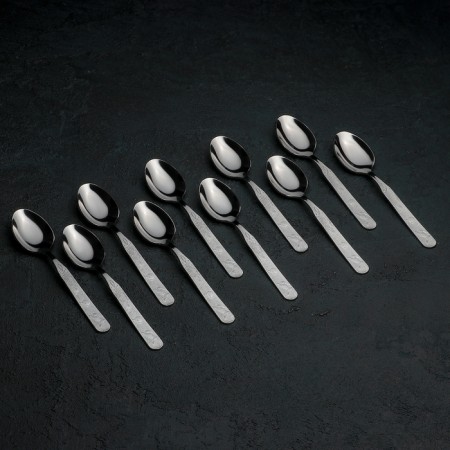 A spoon of a children's teaspoon "Kolobok", thickness 1.5 mm, silver color-2