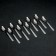 A spoon of a children's teaspoon "Kolobok", thickness 1.5 mm, silver color