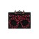 Handcuffs from the cotton rope "Knot-omega", 3.5 m, black and red color