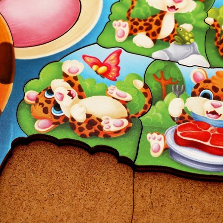 Puzzle-headed "leopard under the blanket"-2