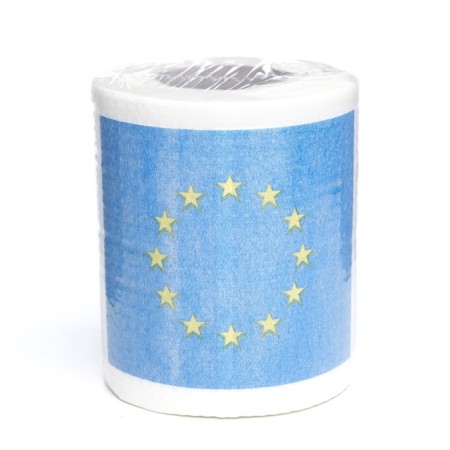 Souvenir toilet paper "Euro flag", 9.5x10x9.5 cm-1