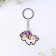 Gift set "Unicorn" icon + keychain, 6.8 x 10.5 cm.
