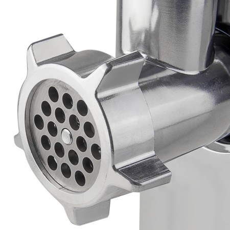 Meat grinder Galaxy GL 2400, 1200 watts, 1.3 kg/min, 2 nozzles, reverse, silver-3