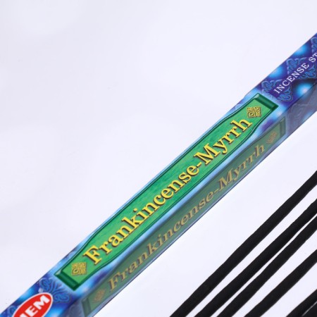 Incense hem "Frankincense Myrh. Ladan Mirra", 8 wands in packaging, a four -grade-1