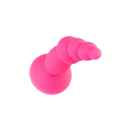 Anal plug A-Toys by Toyfa Hild, silicone, pink color, 11 cm-9
