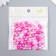 Beads for creativity plastic "gradient pink" set of 20 g, d = 0.8 cm, mix of holes/without