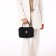 Women's bag on the Textura valve, small size, black color