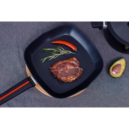 Square Square Magistro Flame, 28 × 28 cm, anti -stick coating, induction-8