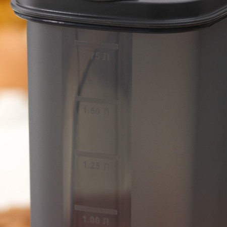 Capacity for bulk products "Best", 2 l, 9.5 × 19 × 19 cm, graphite color-5