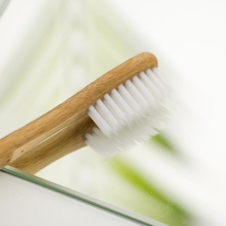 Set "Charm": Bamboo toothbrush, wooden toy-2