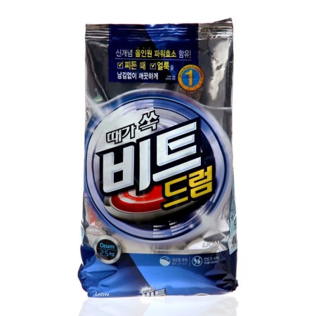 CJ Lion BEAT DRUM Washing Powder with Palm Extract, Automatic, Doy-Pak, 2.5 kg-2