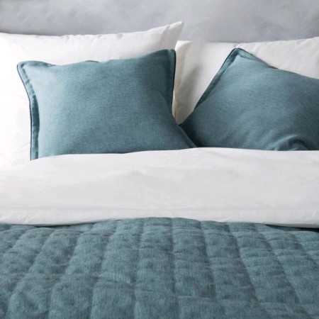 Set "Ibiza": a blanket 230 x 250 cm, pillowcases 45 x 45 cm - 2 pcs, blue-3