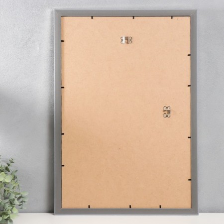 Photo frame plastic "Mira" 40x60 cm 221 silver (plastic screen)-2