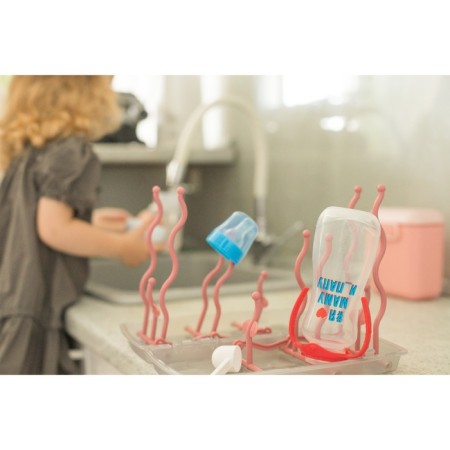 Drying for children's bottles, pink color-6