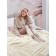 Mousse plaid, size 150x200 cm, beige color