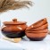 Set of dishes "Vyatka ceramics" 2.5l + 4x0.5l + spoon, traditional