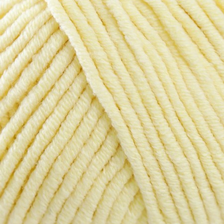 Yarn "Jeans plus" 55% cotton, 45% acrylic 160m/100g (67 lemon)-2