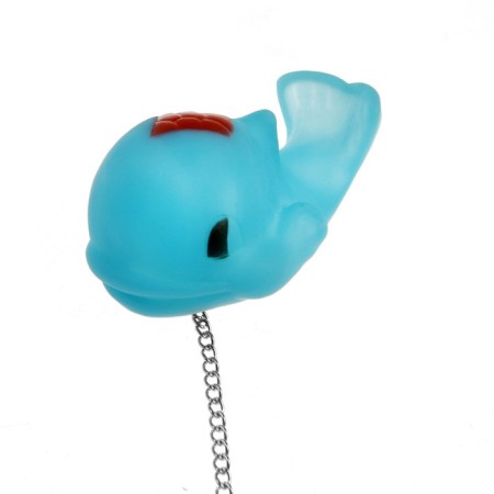 Bath plug with a toy "Kit", d = 40 mm, PVC, metal, blue-3