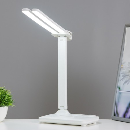 Table lamp touch "sliding" LED 15W AKB USB white 45x30x17 cm Risalux-1