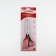 Scissors "Zigzag", 9 ", 23 cm, step - 3.5 mm, red/black color