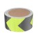 Reflective tape, self-adhesive, black-salad, 5 cm x 5 m