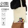 Textile choper with embroidery "Cube", 40x35 cm, beige color