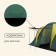 Tart tourist tent, camping maclay massif 4, 4-seater, with vestibule
