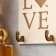 Key "Love" 12x15 cm