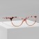 Ready glasses GA0530 (color: C2 Orange print; diopter: + 3; tint: no)