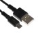 EXPLOYD EX-K-1148 cable, microUSB-USB, 2 A, 1 m, charging + data transfer, black