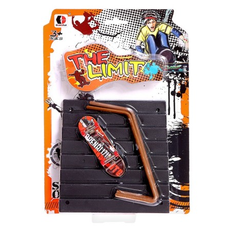 Set Skate Park "Rasque Jump", Fingerboard, Larallands with Rail-7