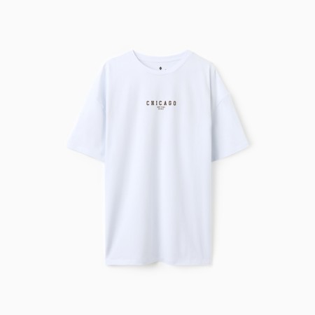 T-shirt female, white color, size One size (42-46)-1