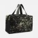 Cosmetic bag on a zipper, with a grid, khaki color/green