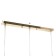 Economic light SARA SARA 3x40W E27 gold 59x13x65 (32) cm