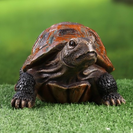 Garden figure "Turtle" brown, 19x13x10cm-2