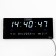 Electronic wall clock, with an alarm clock, 15 x 36 cm