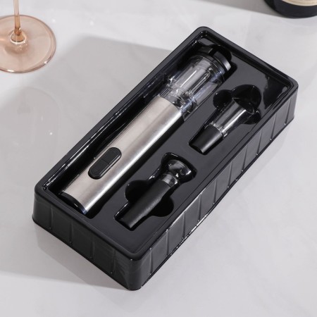 Magistro Soha wine set, electric corrugation, aerator, cork-4