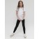 Pants for girls, height 122 cm, black color