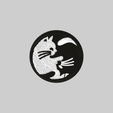 Thermal appliance "cats", d = 6 cm, black and white color-2