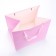 Gift package with a wide bottom of 35 x 29 x 28 cm, pink