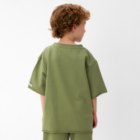 Children's T -shirt KAFTAN, p. 32 (110 - 116 cm), khaki-3