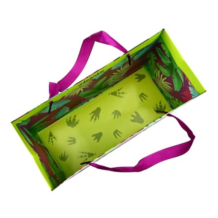 Packet laminated bilateral "dinosaurics", with quiet and postcard, ml, 23 × 27 × 11.5-4