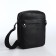 Male bag with lightning, black color