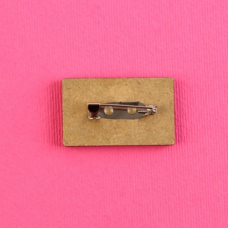 Wooden icon "Anime is my life", anime, 3.3 x 2 cm-2