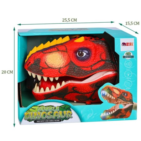 Lapal bubble generator "World of dinosaurs: tyrannosaurus", red color-5