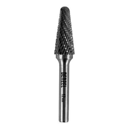 Denzel Borfrase, type L, metal, carbide, conical, boiled, 12 mm-1