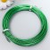 Wire for creativity d 1.5 mm, green steering wheel. 10 m