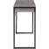 Computer table Leo Loft concrete/matte black metal, black 39x85x75 cm