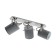 Villabate lamp, 3x10W E27, Nickel color