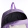 School set. A backpack with a zipper, a chover, bag, pencil case, a bag for coins, lilac color